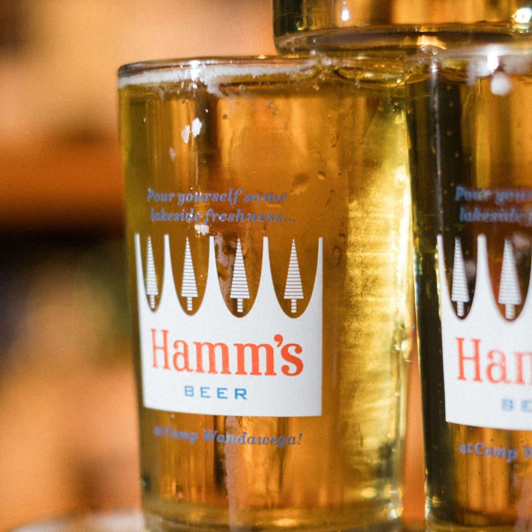 Wandawega x Hamm's: Gold Rimmed Beer Taster Glass