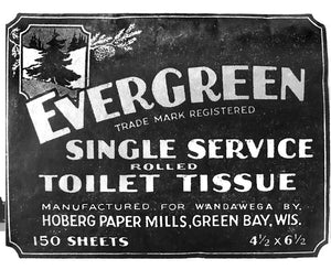 Camp Single Service Rolled Toilet Tissue