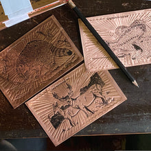 Load image into Gallery viewer, Copper Postcards