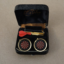 Load image into Gallery viewer, Merlin's Darts Tie Clip and Cufflink Set