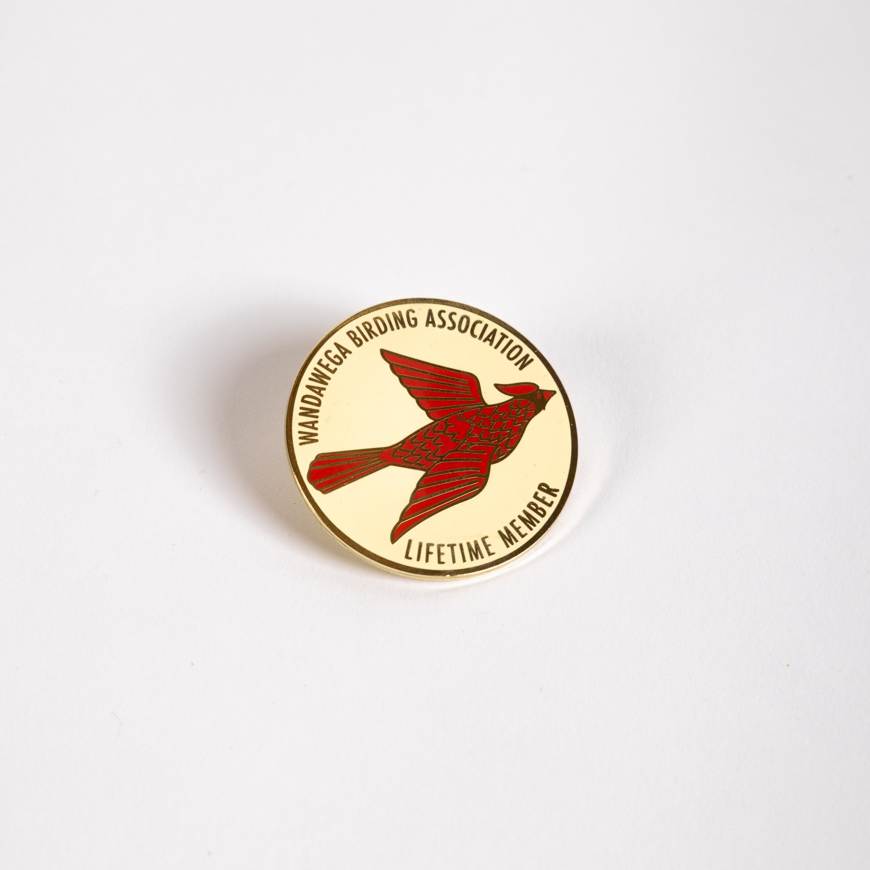 Enamel Cardinal Membership Badge