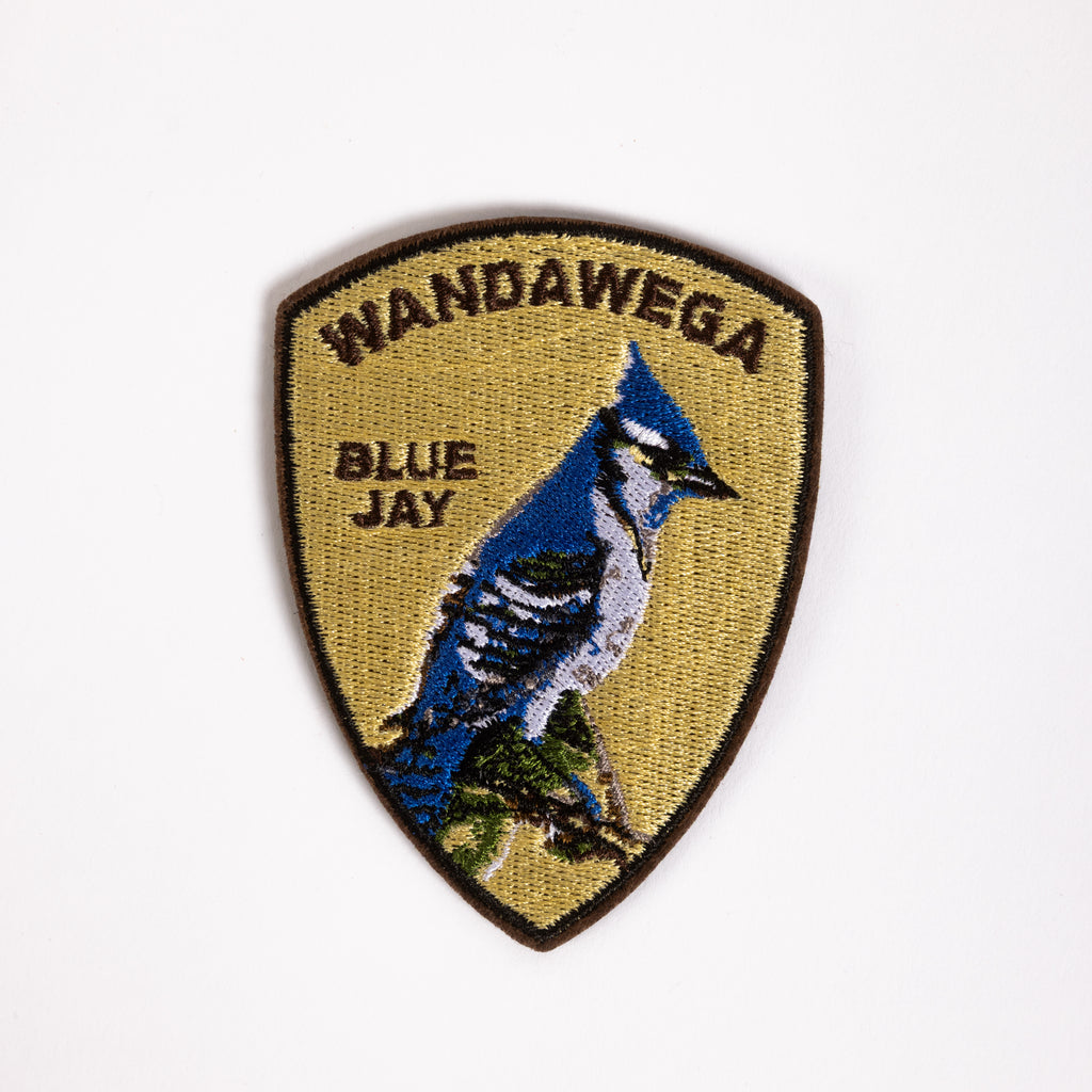 Blue Jay Embroidered Patch