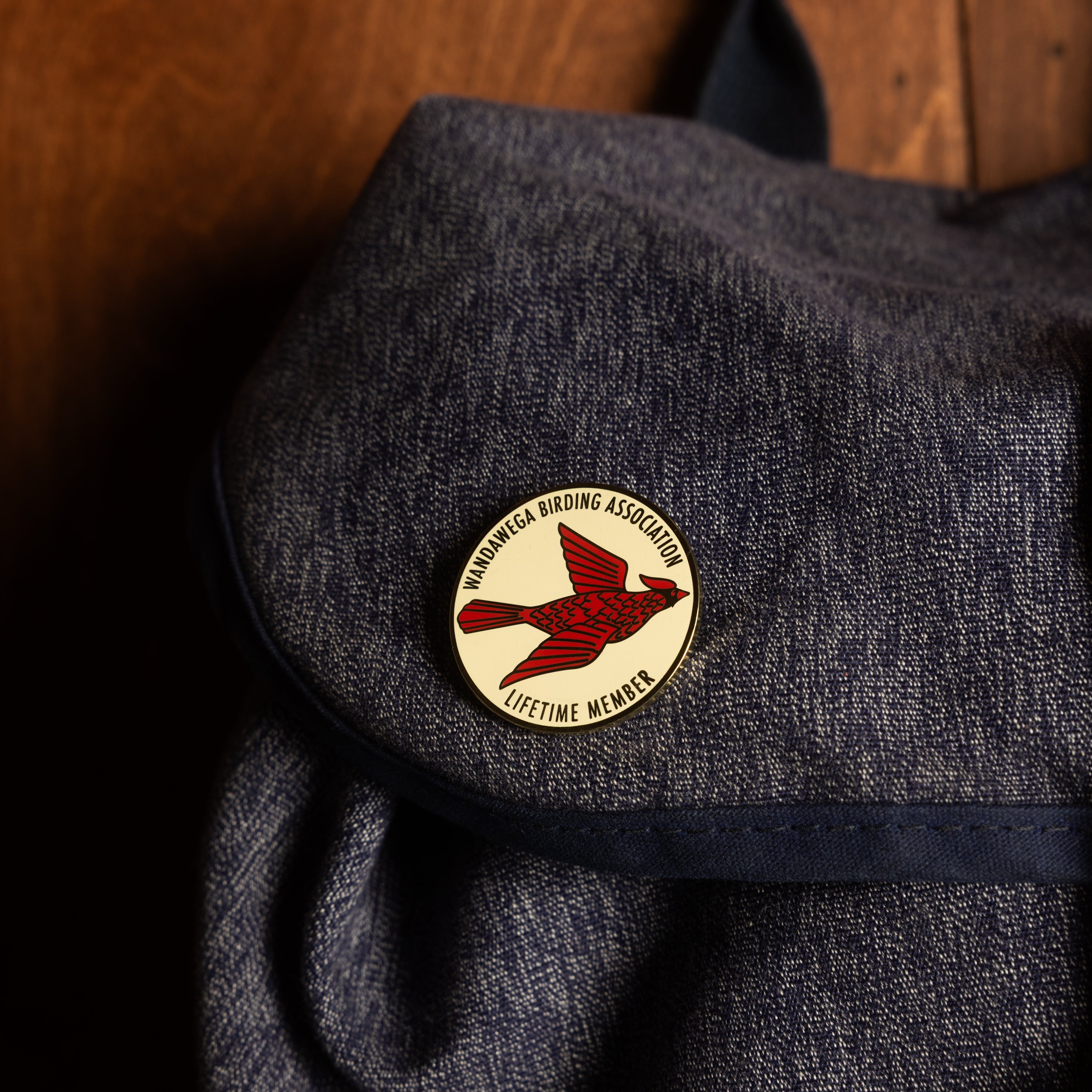 Enamel Cardinal Membership Badge