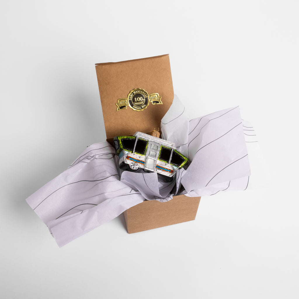 Tent Camper Ornament