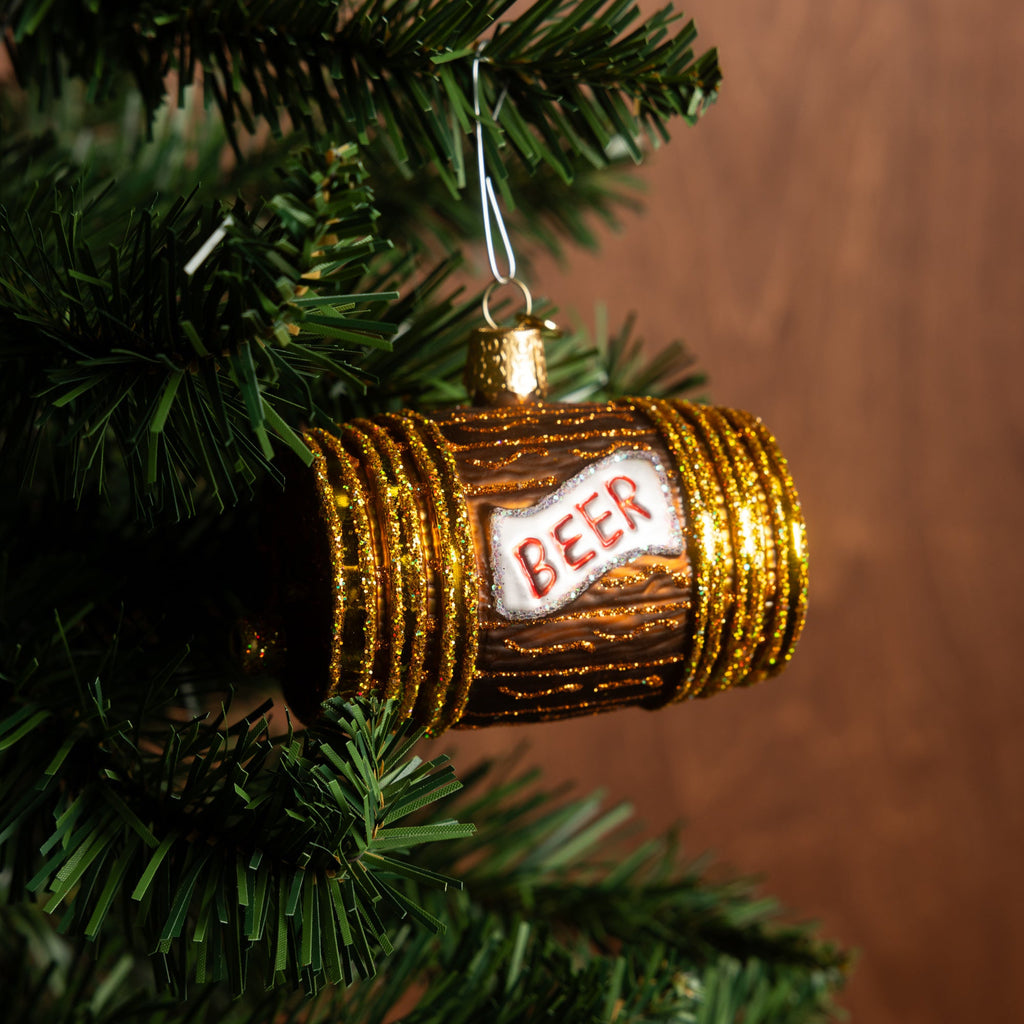 Beer Keg Ornament