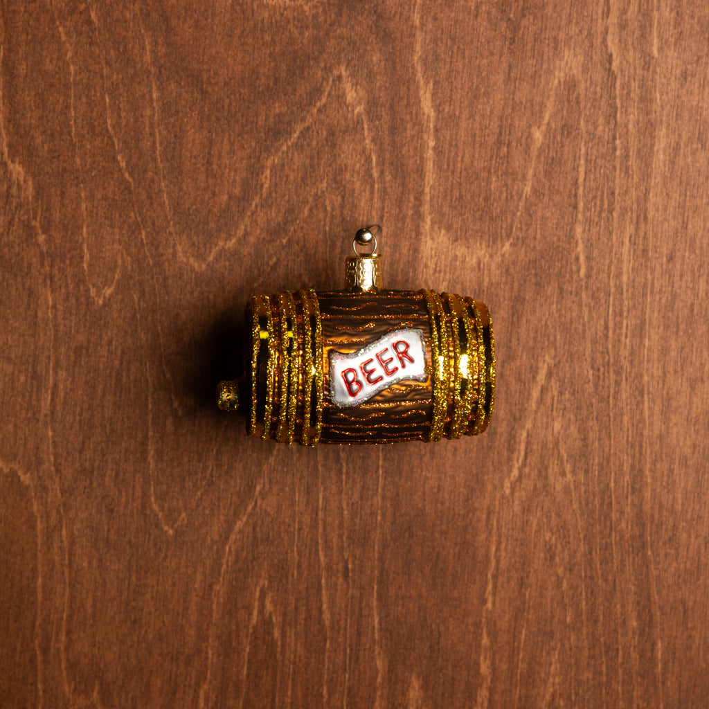 Beer Keg Ornament