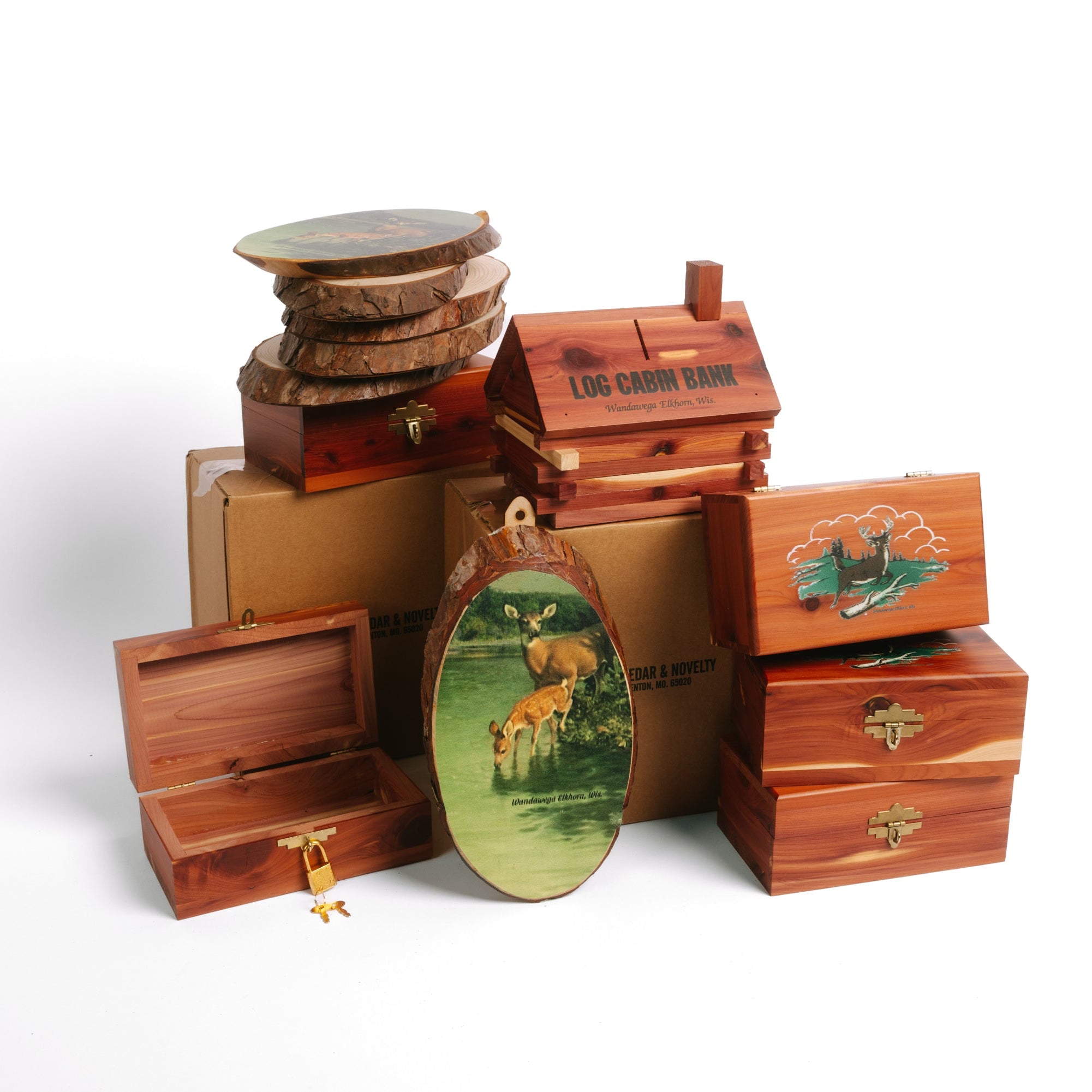 Cedar Slice Wall Plaque