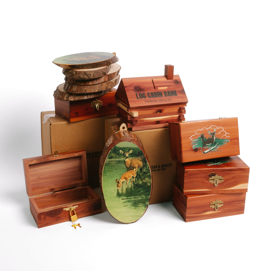Locking Cedar Treasure Box