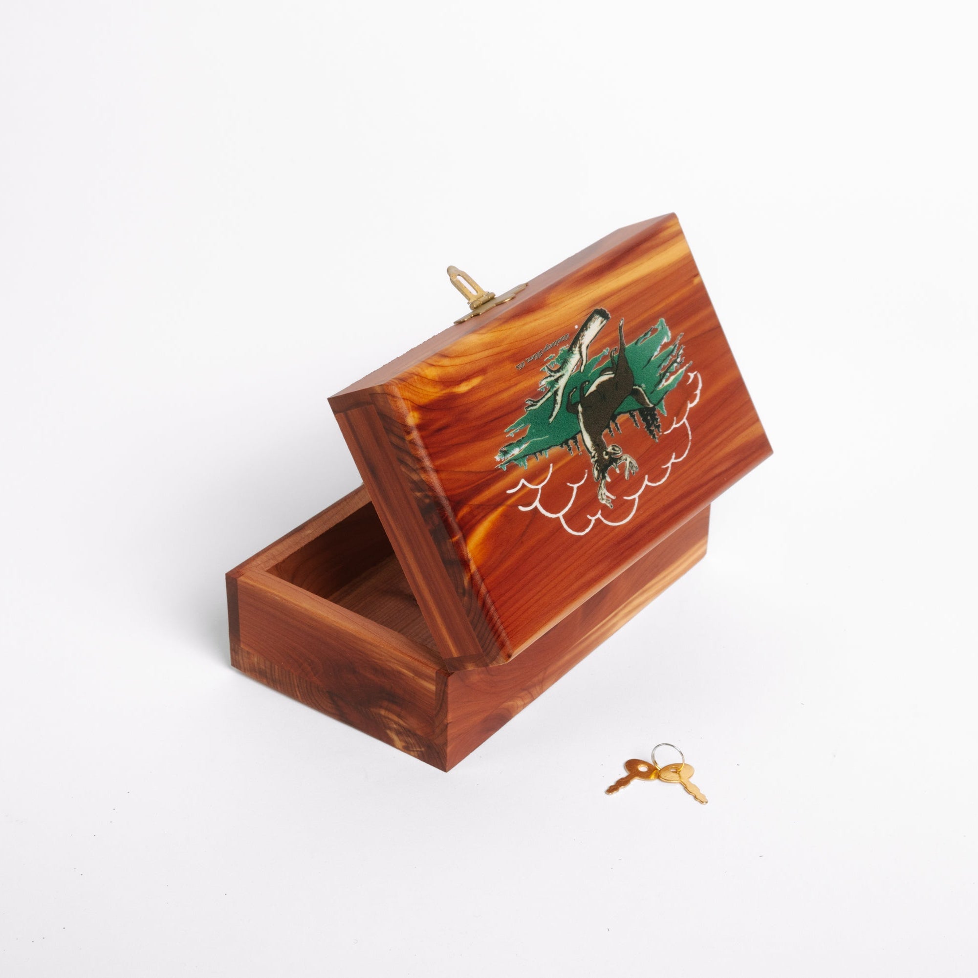 Locking Cedar Treasure Box