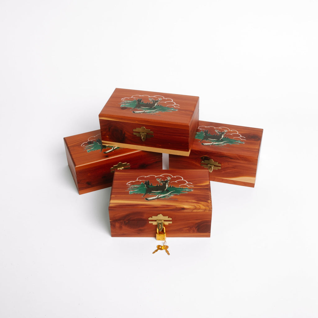 Locking Cedar Treasure Box