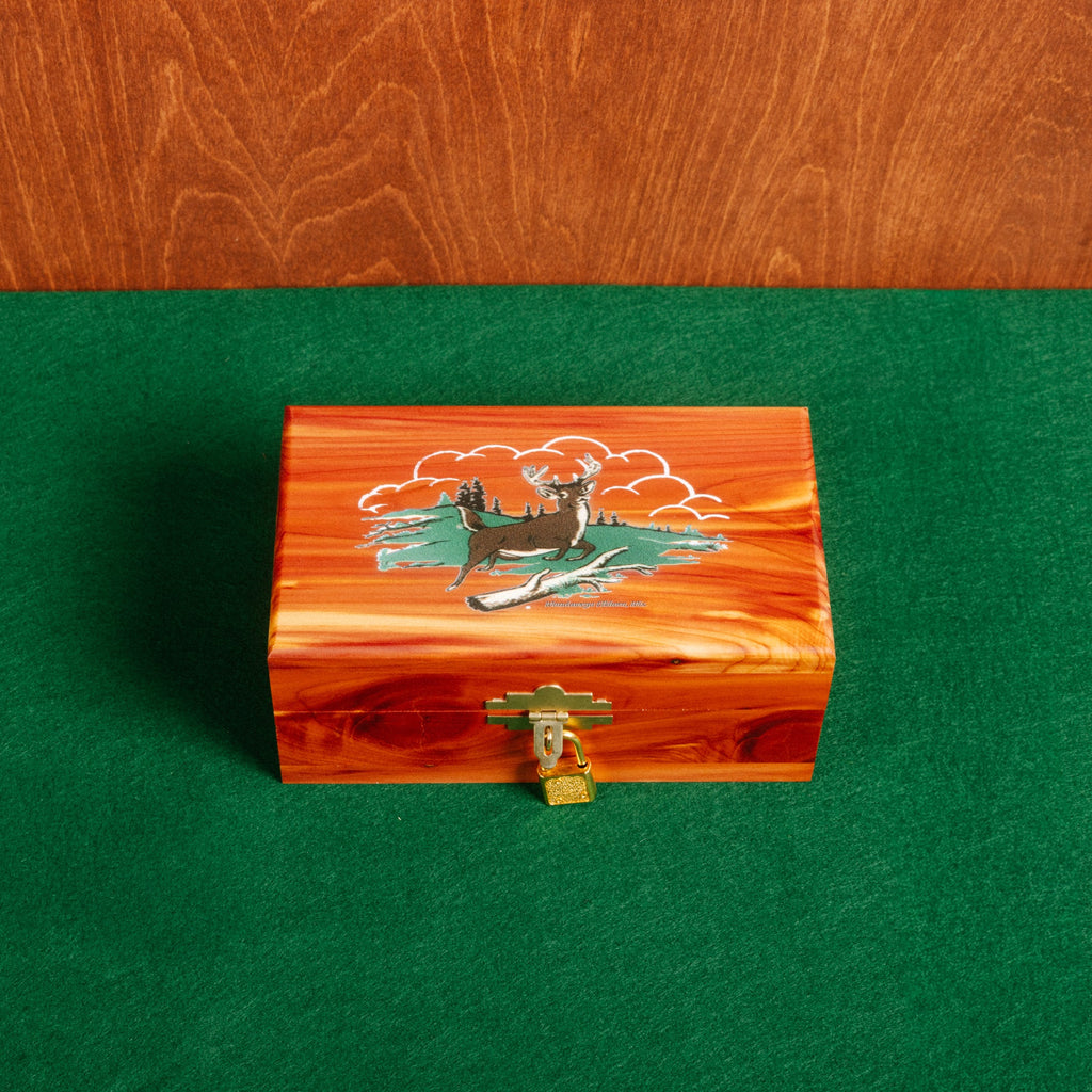 Locking Cedar Treasure Box