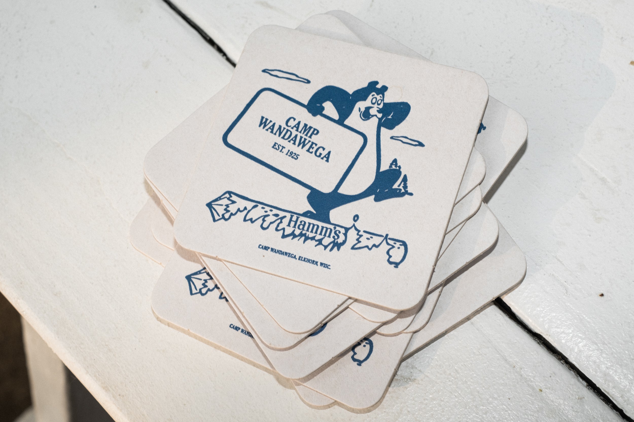 Wandawega x Hamm's: Letterpress Coasters