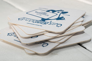 Wandawega x Hamm's: Letterpress Coasters