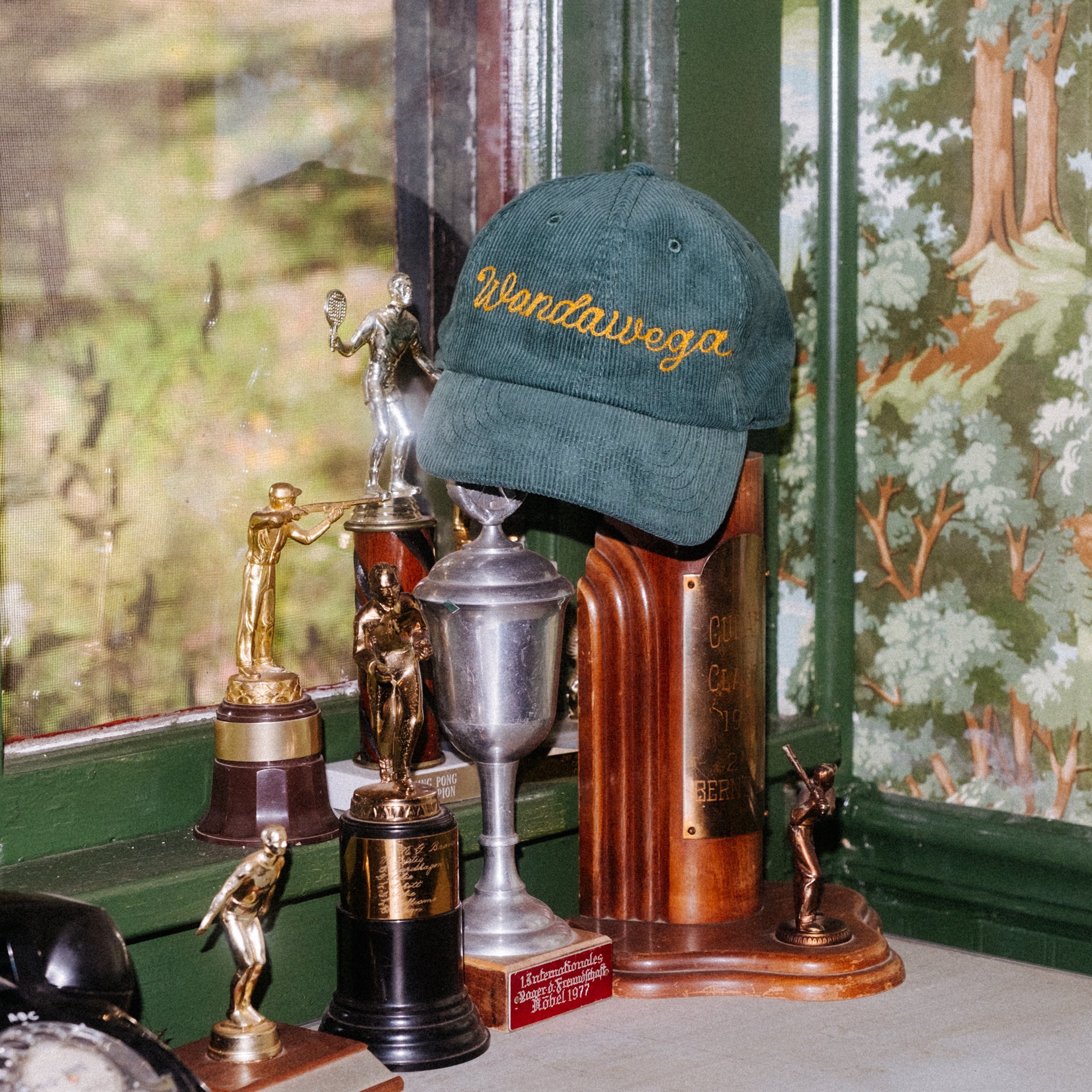 Wandawega Chain Stitch Corduroy Cap