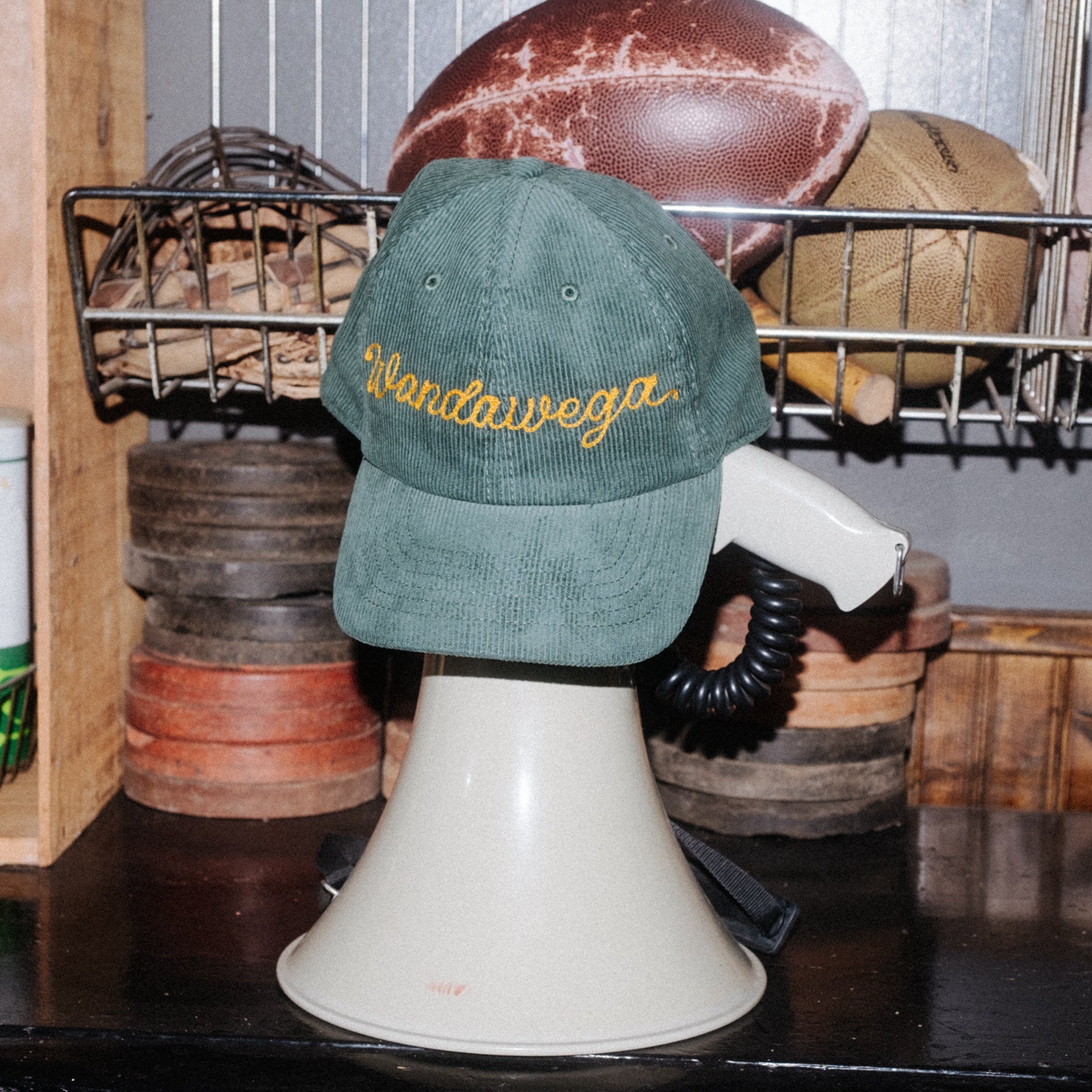 Wandawega Chain Stitch Corduroy Cap