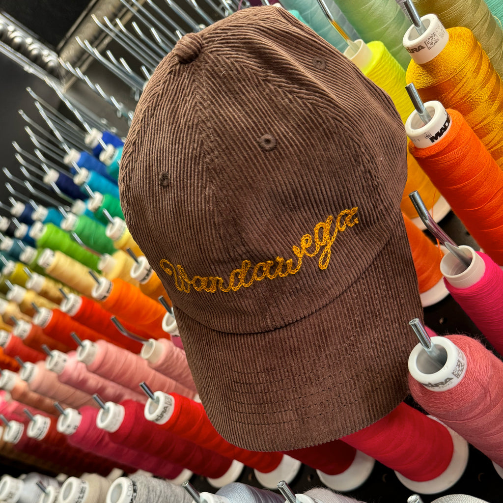 Wandawega Chain Stitch Corduroy Cap