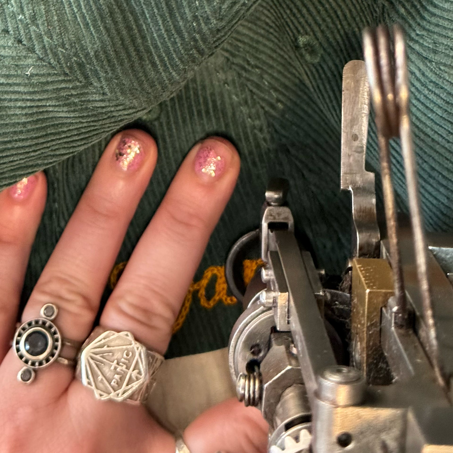 Wandawega Chain Stitch Corduroy Cap