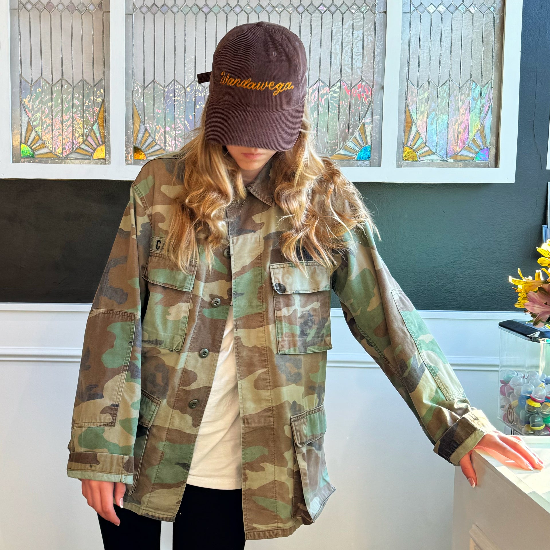 Wandawega Chain Stitch Corduroy Cap