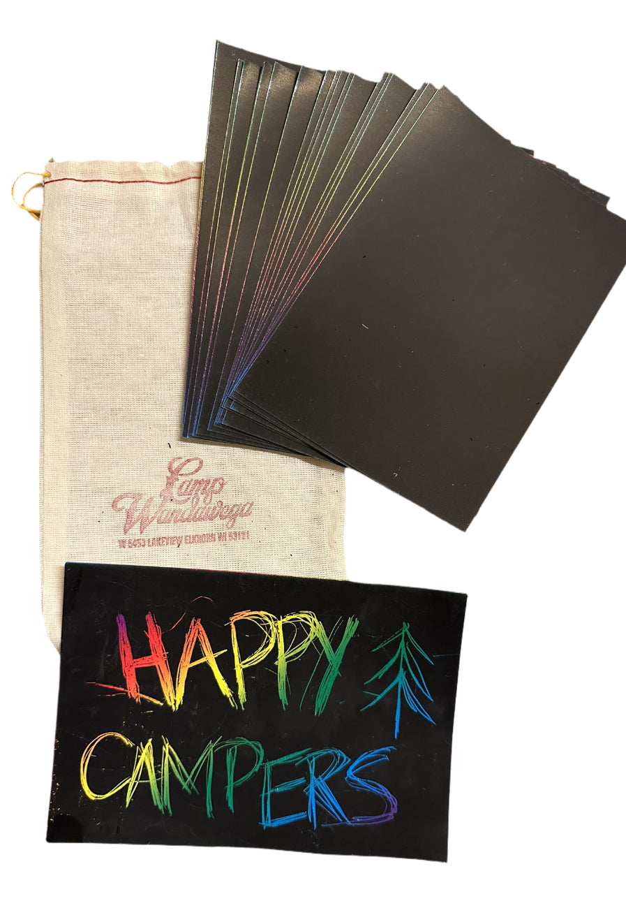 Rainbow Scratch Art Card