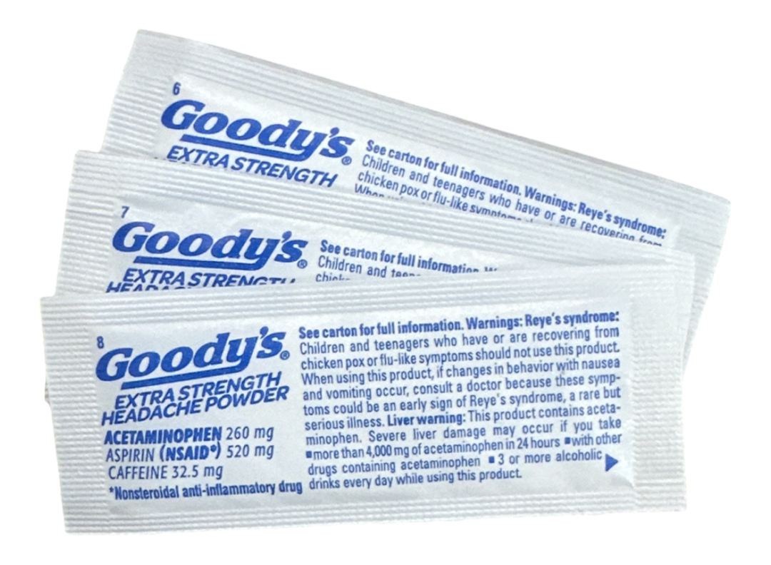 Gooys Powder Goody's Extra Strength Headache Powder – Wandawega