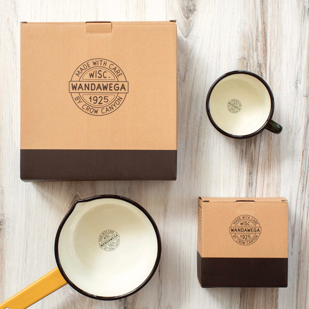 Crow Canyon Home x Camp Wandawega Enamelware Sauce Pot