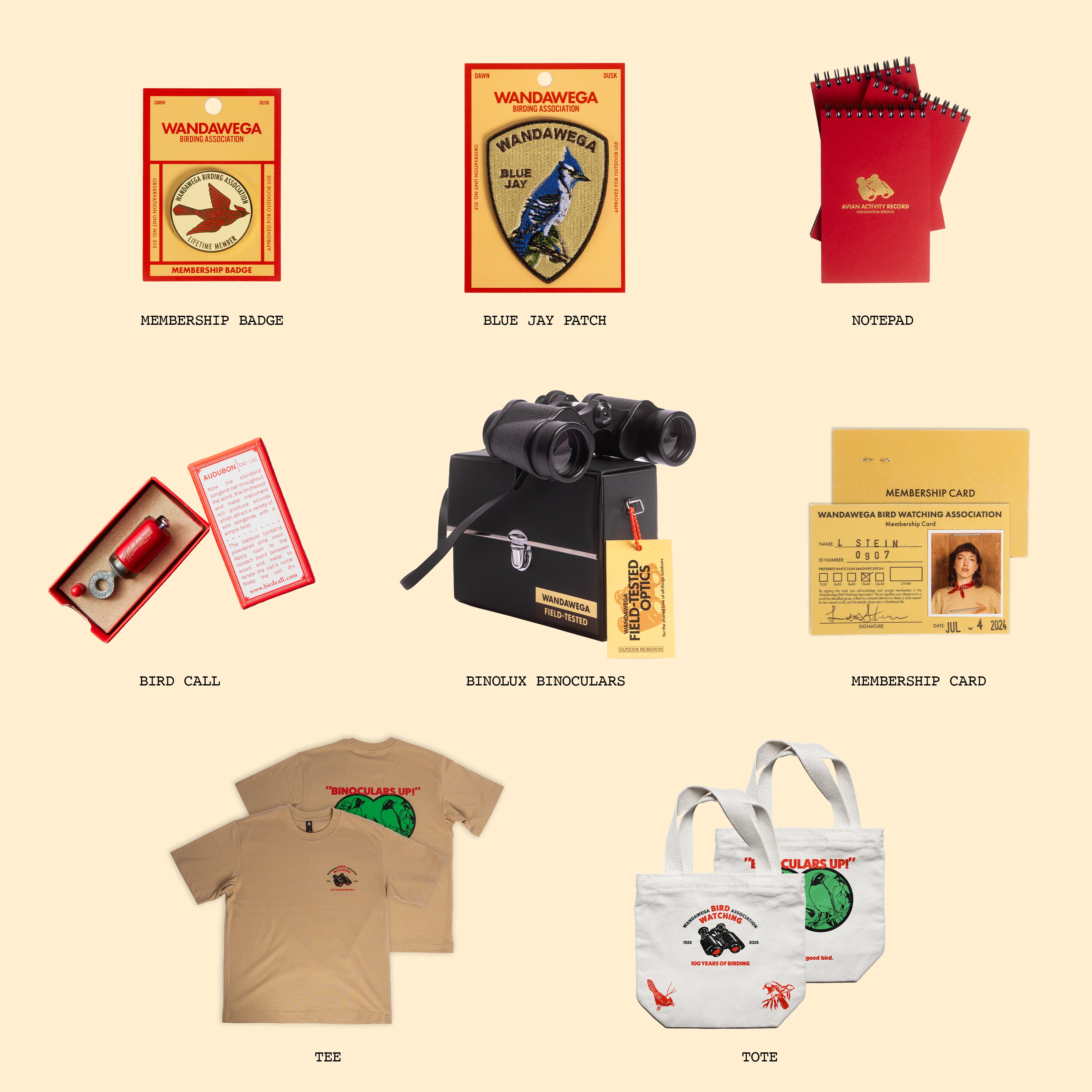 “Binoculars Up!” Field Tote