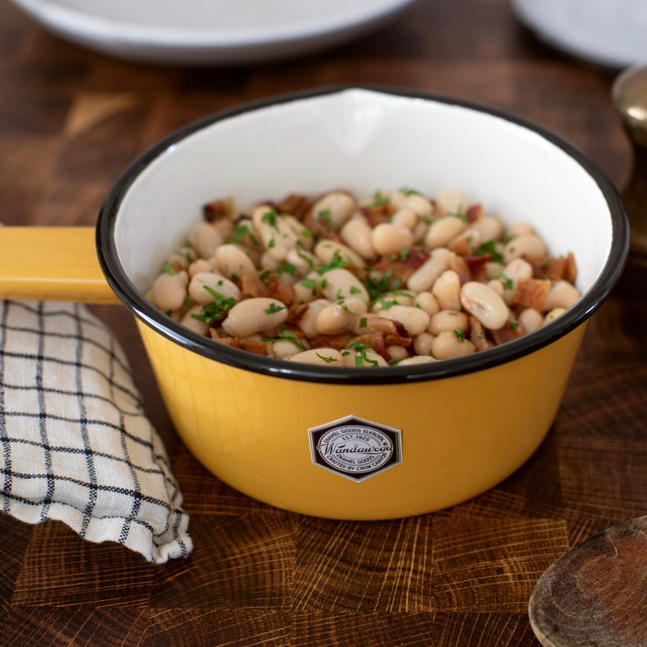 Crow Canyon Home x Camp Wandawega Enamelware Sauce Pot