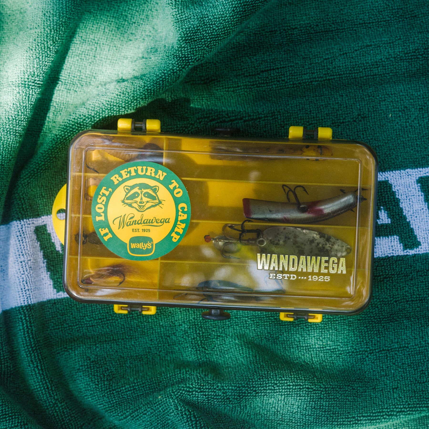 d&d tackle box Wandawega x Wally's Camp Tackle Box