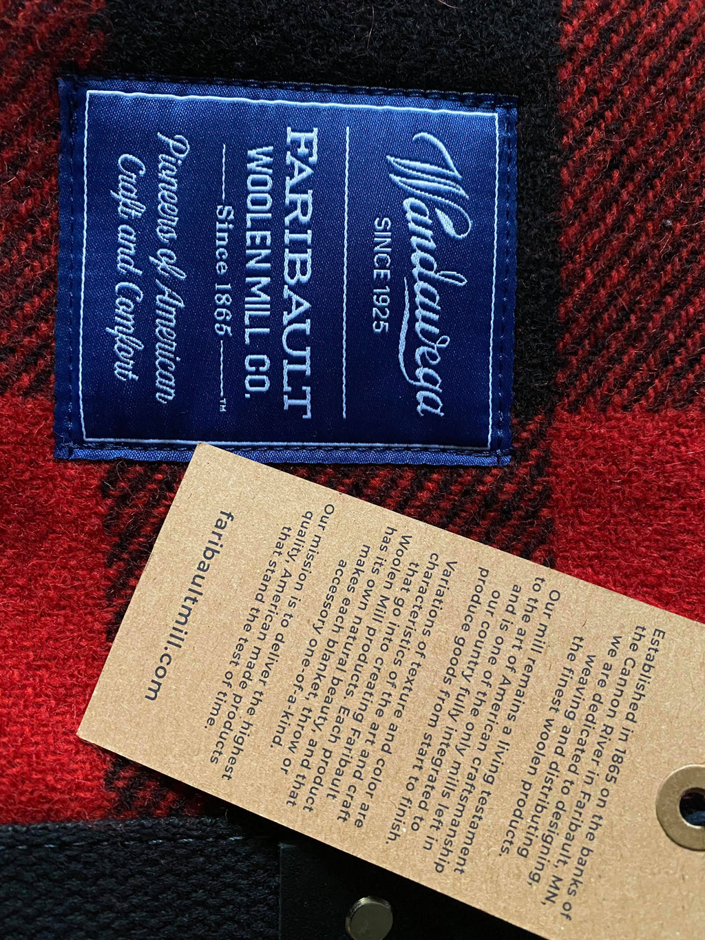 Faribault Woolen Mills Log Carrier