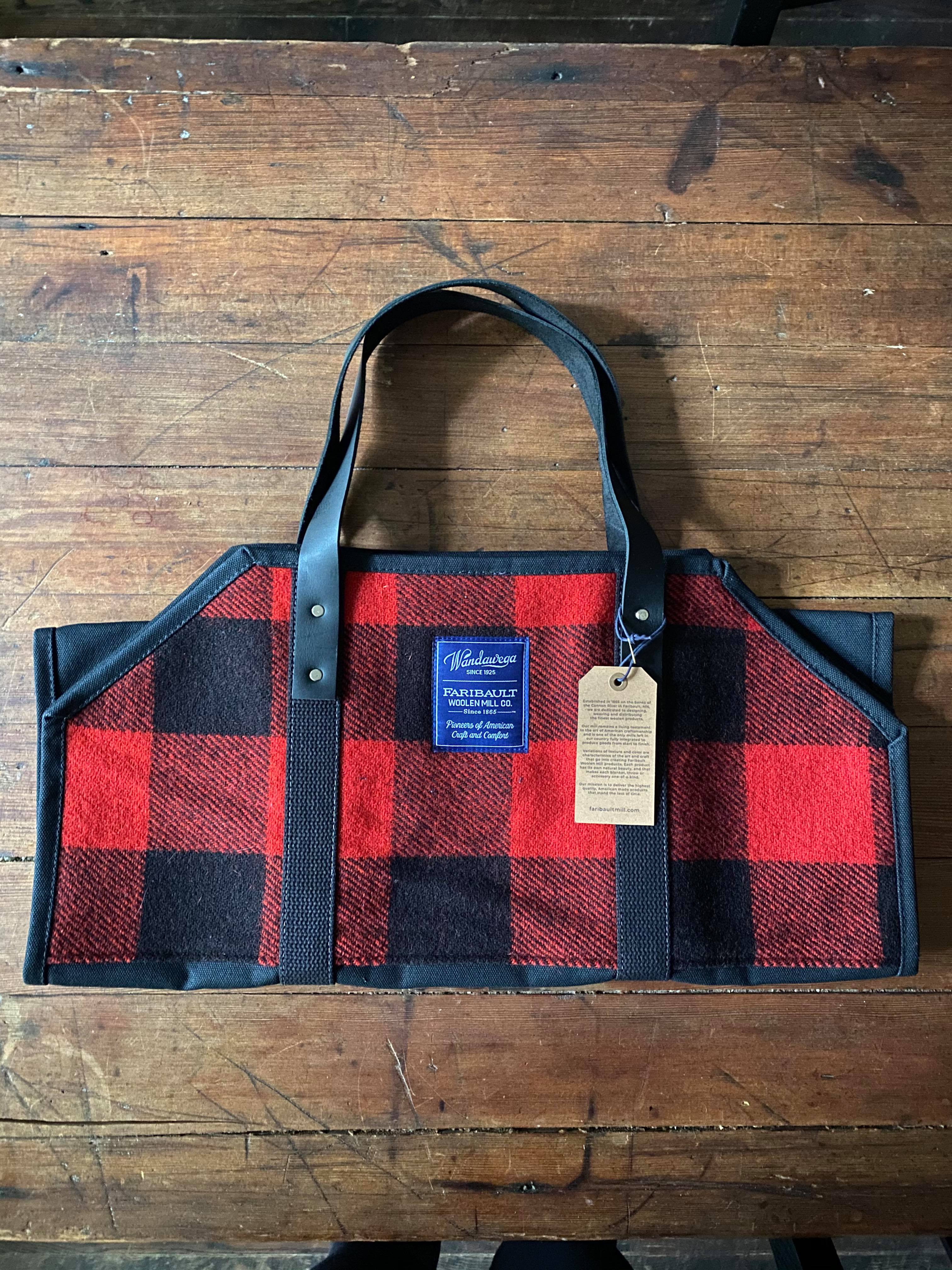 Faribault Woolen Mills Log Carrier