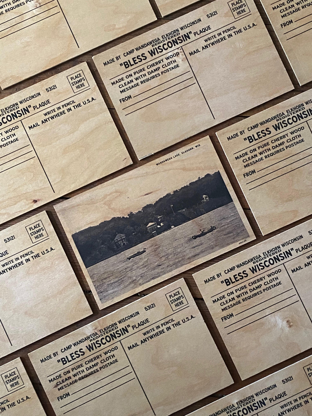 Wooden Postcard