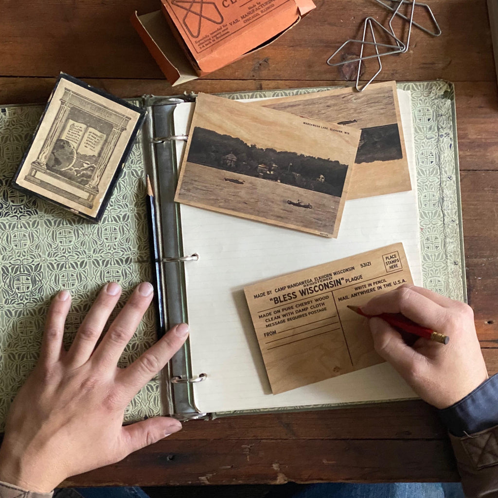 Wooden Postcard