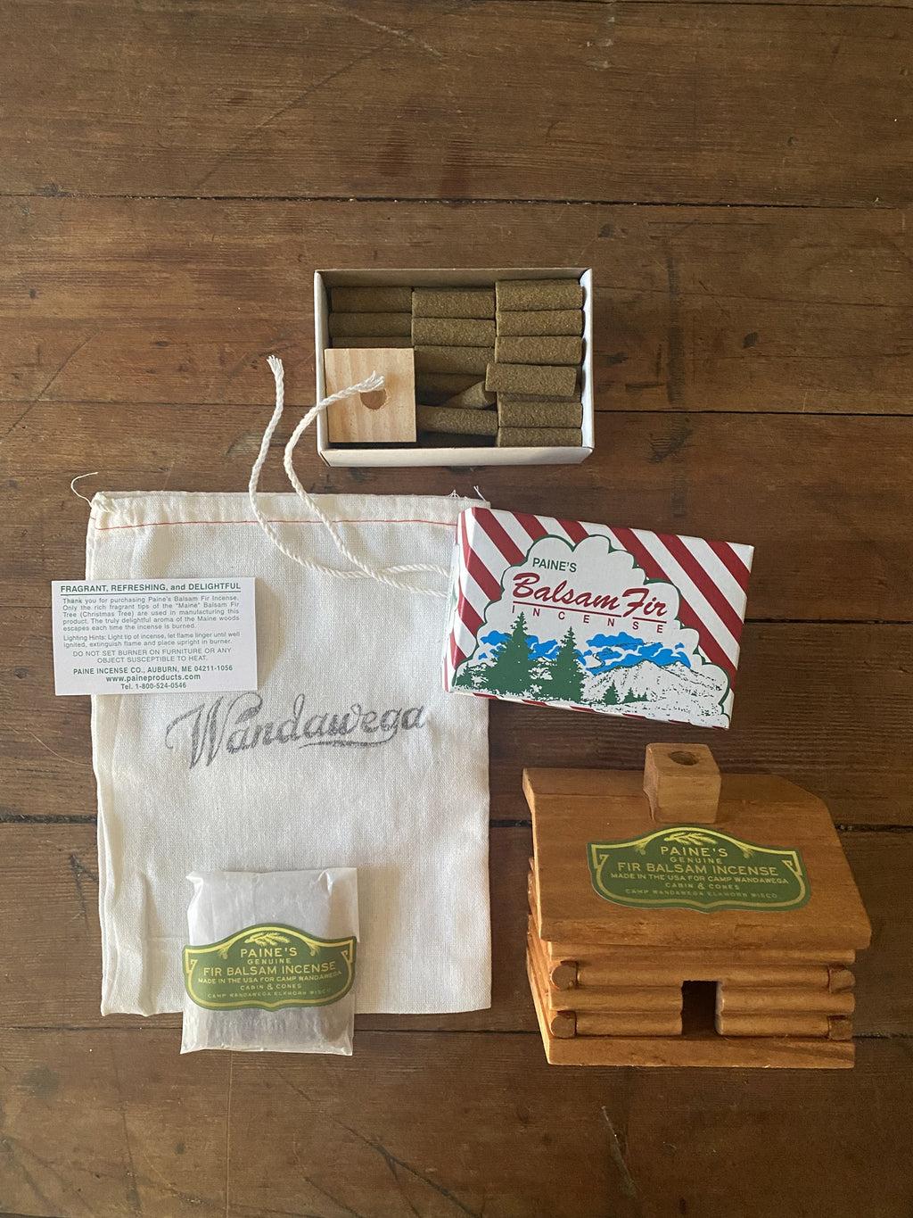 Log Cabin Incense Burner Kit