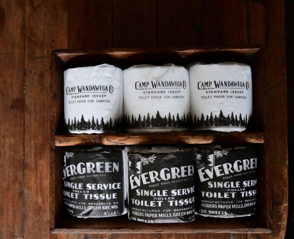 Camp Single Service Rolled Toilet Tissue