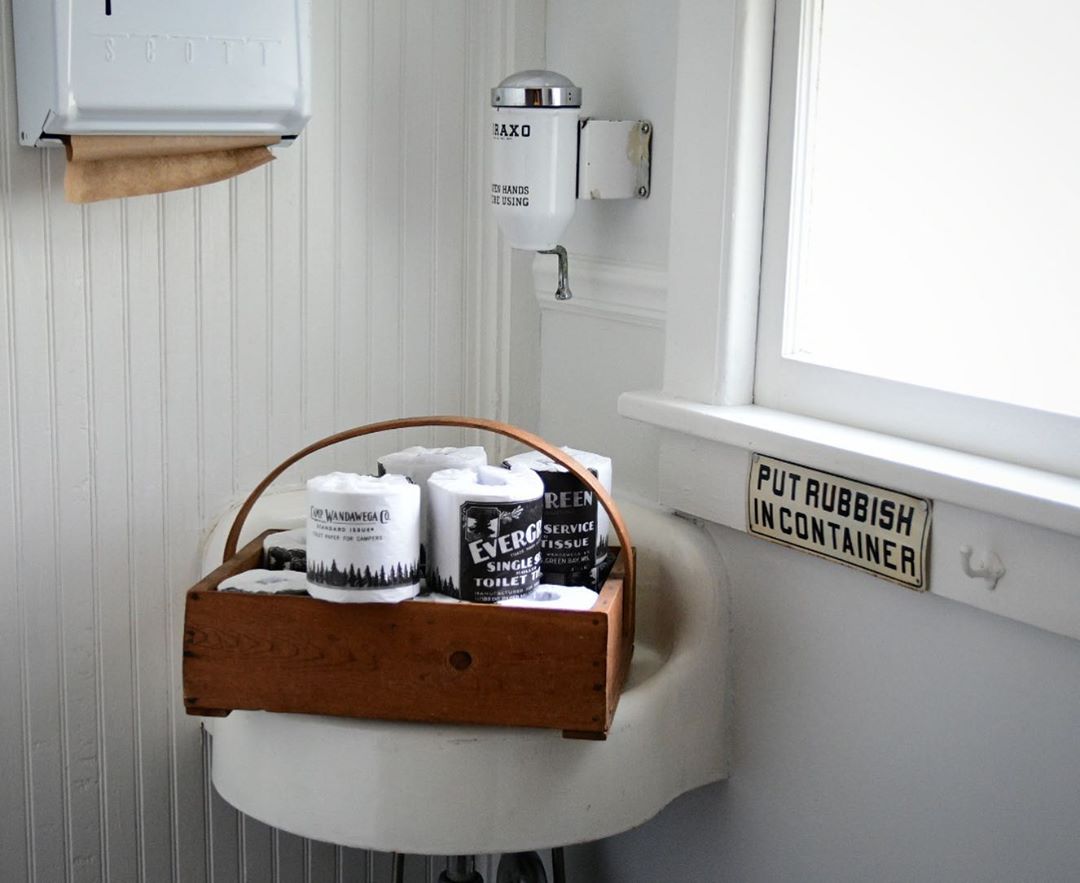 Camp Single Service Rolled Toilet Tissue