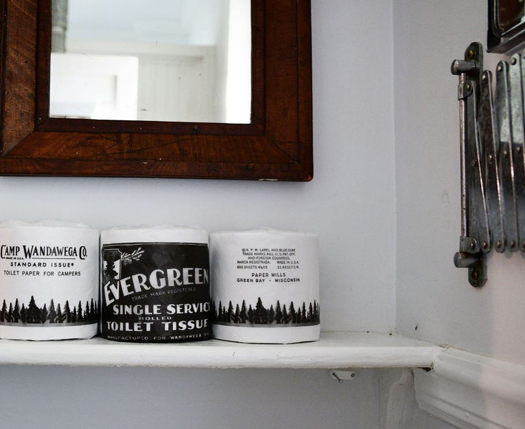 Camp Single Service Rolled Toilet Tissue