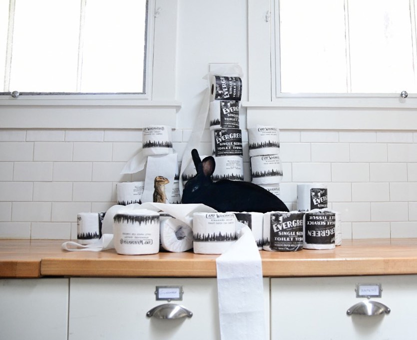 Camp Single Service Rolled Toilet Tissue