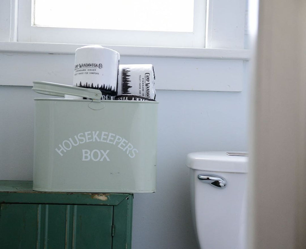 Camp Single Service Rolled Toilet Tissue