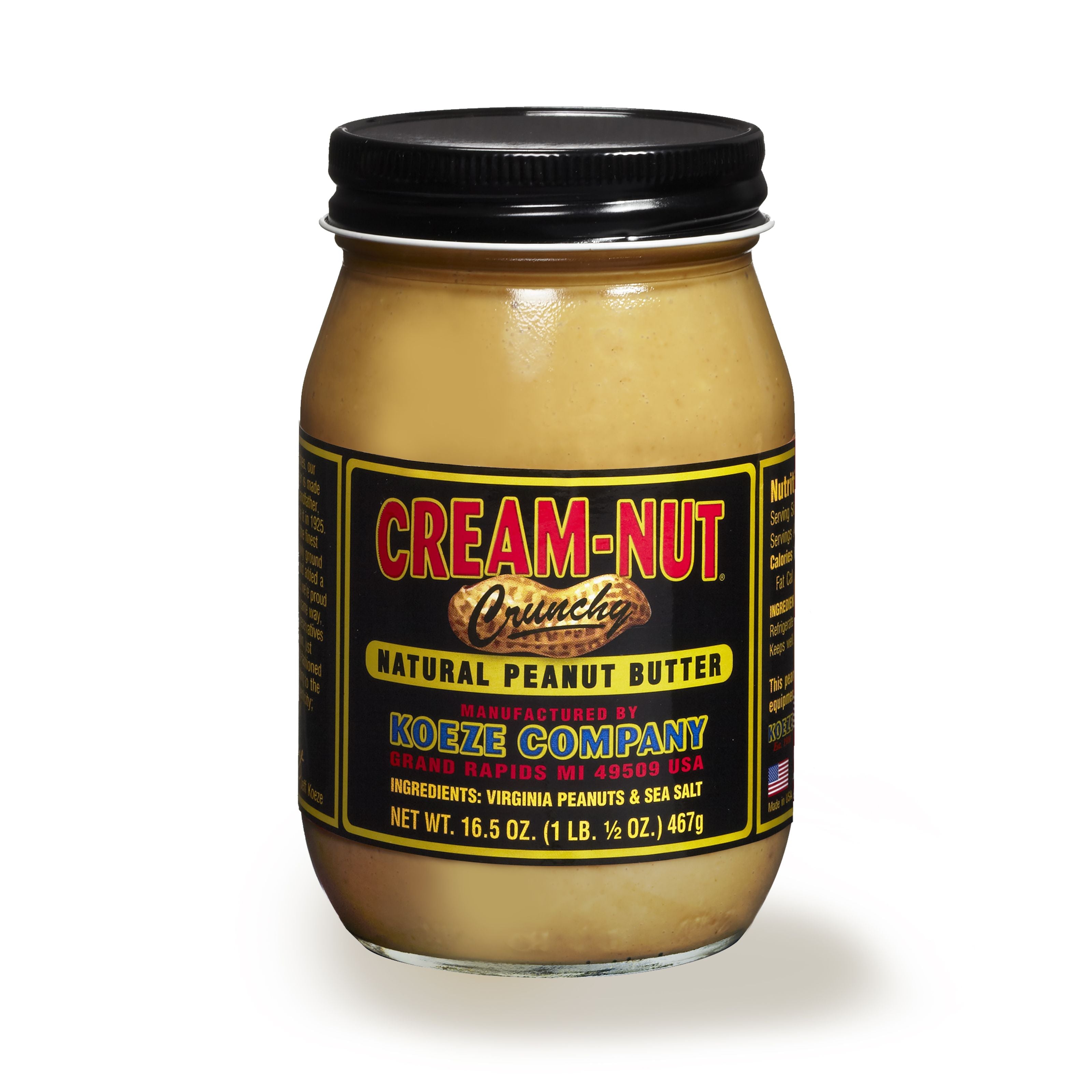 Cream-nut Natural Crunchy Peanut Butter
