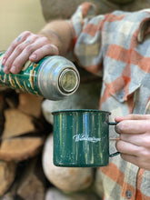 Load image into Gallery viewer, Campfire enamel mug
