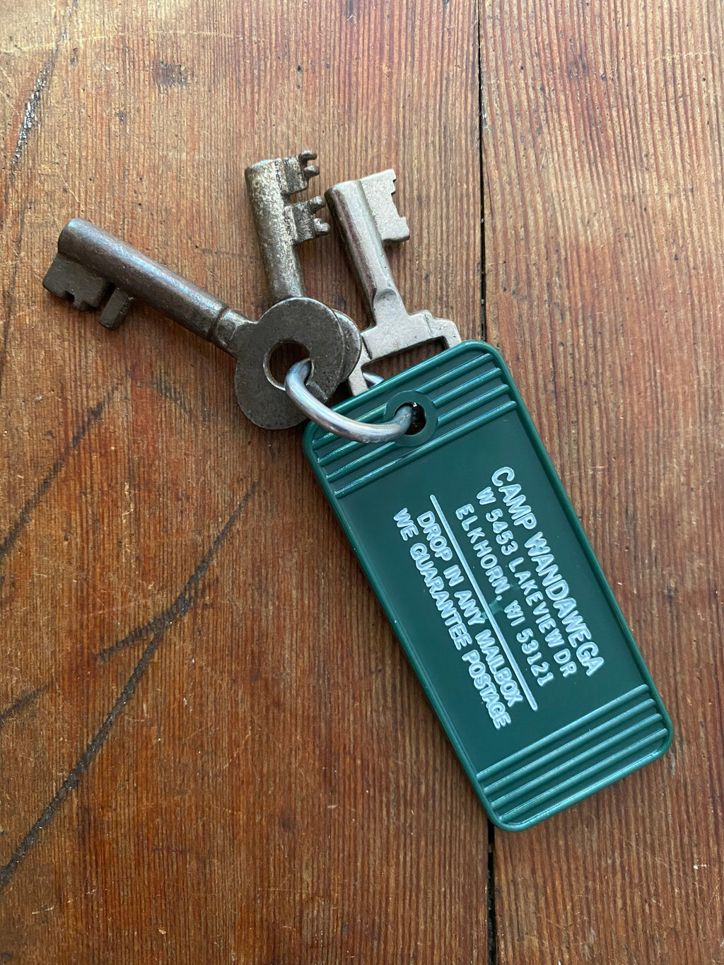 Keychain Set - Small Green Key Fob