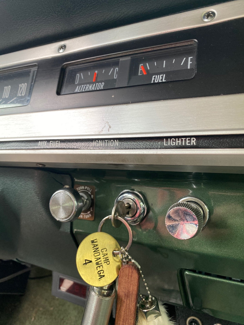 Keychain Set - Stamped Brass Valve Tag