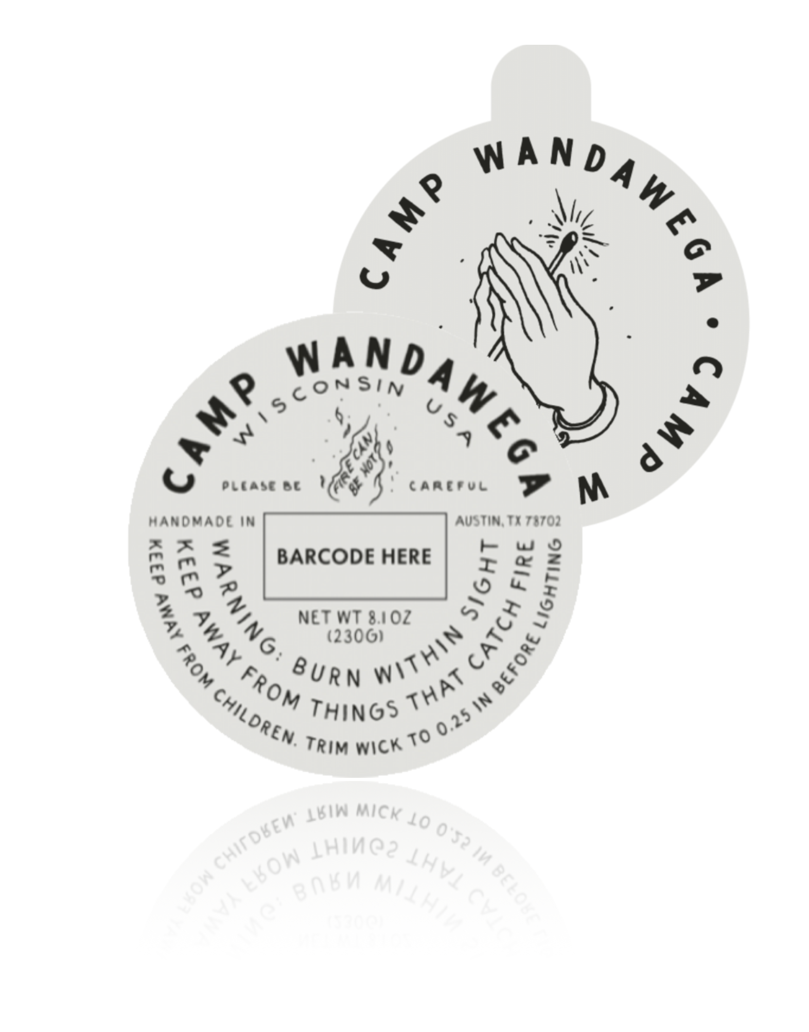 The Madame Anna Peck Saint Candle