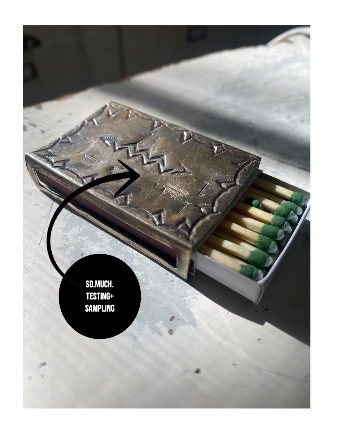 Camp Silver Matchbox