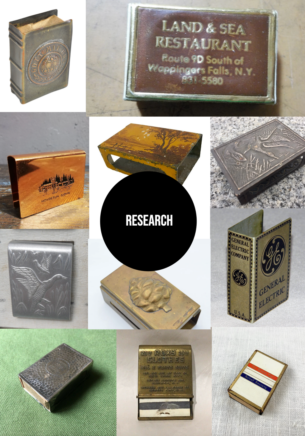 Camp Silver Matchbox