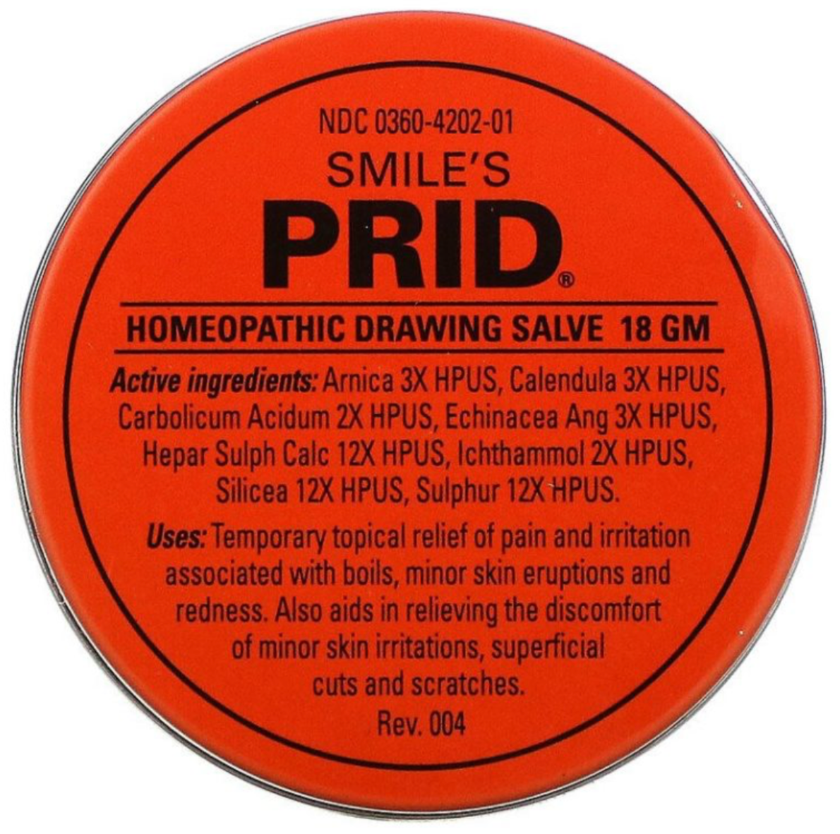 Smile's PRID Homeopathic Drawing Salve