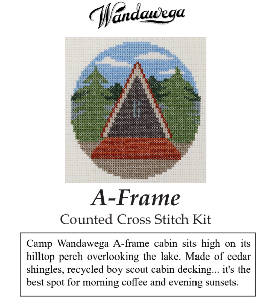 A-frame Cross Stitch Kit