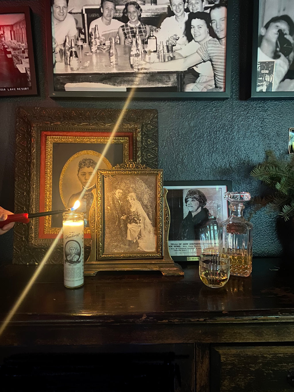 The Madame Anna Peck Saint Candle