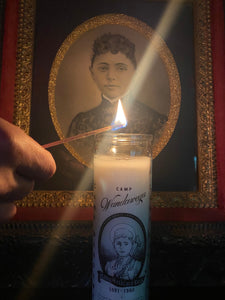 The Madame Anna Peck Saint Candle