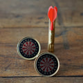 Merlin's Darts Tie Clip and Cufflink Set